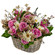 floral arrangement in a basket. Romania